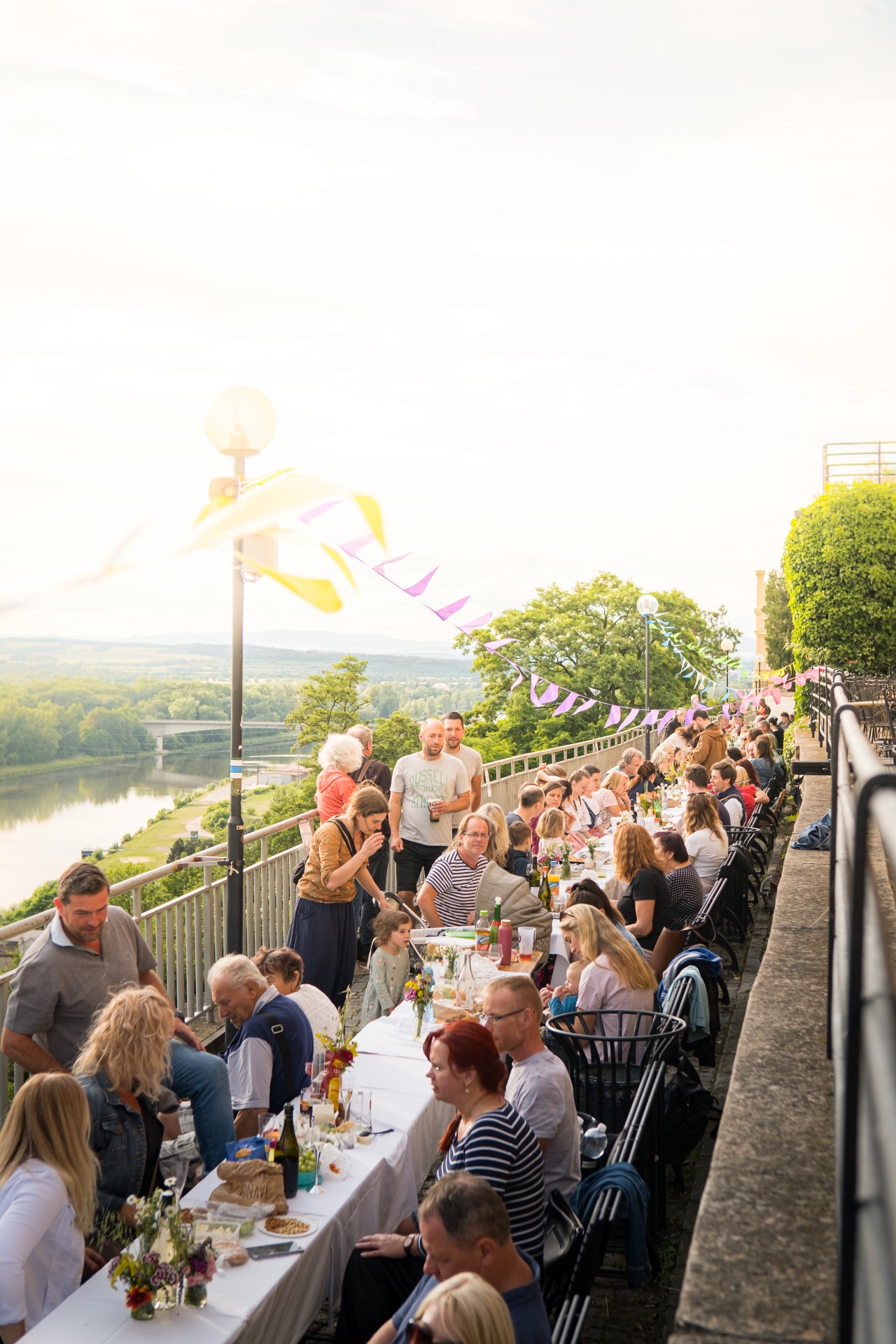 Photography 11 of project Tables above the Confluence/ Neighbors' Dinner in Mělník