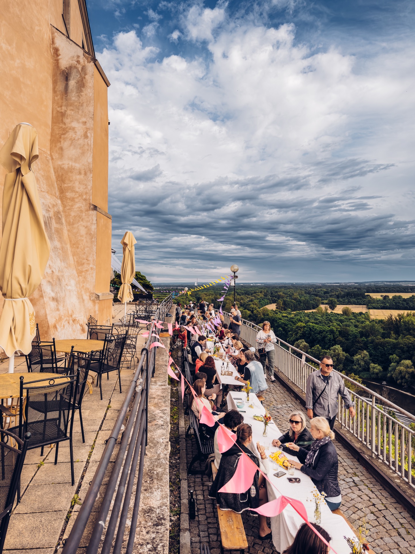 Photography 19 of project Tables above the Confluence/ Neighbors' Dinner in Mělník