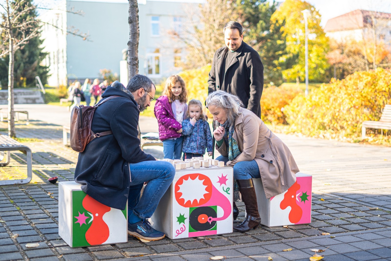 Fotografie 1 projektu Veřejné šachy s figurkami
