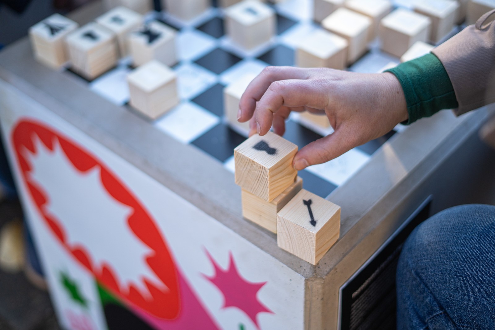 Fotografie 2 projektu Veřejné šachy s figurkami